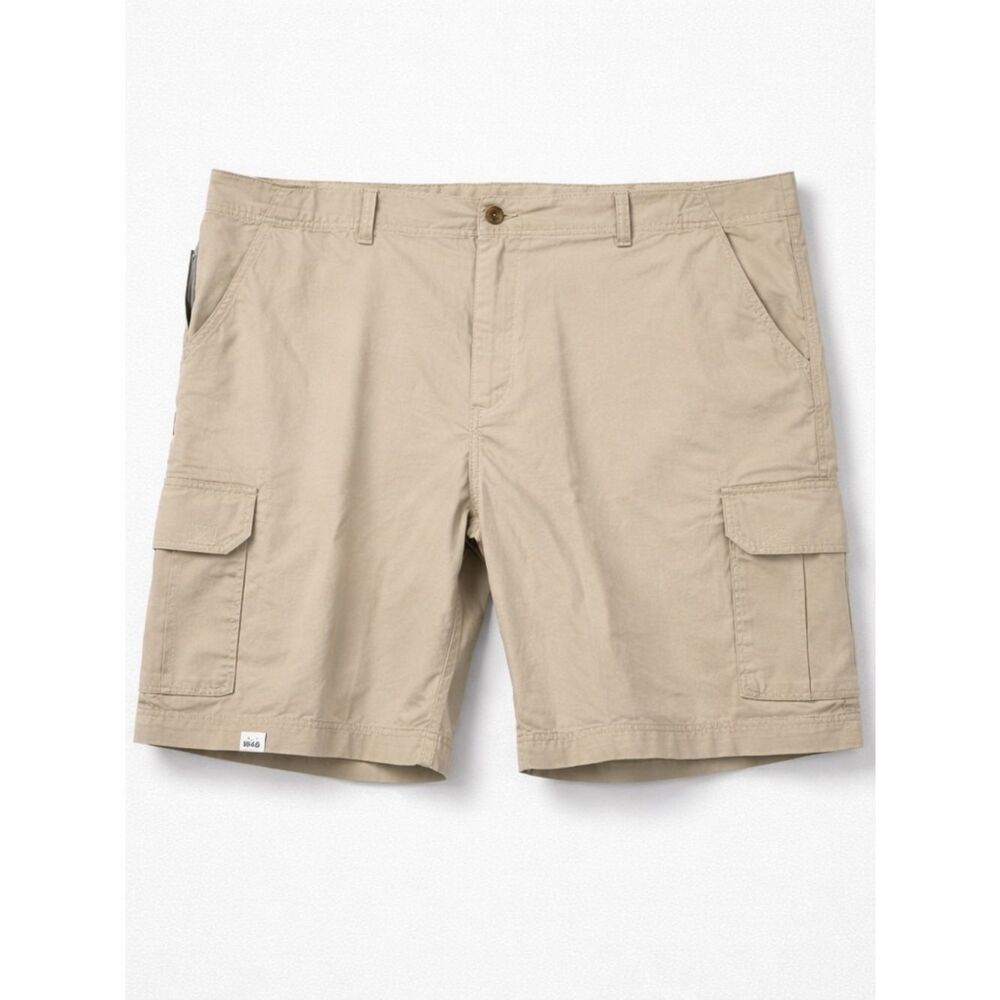 Architect Stone Beige Cotton Cargo Shorts Brand New!